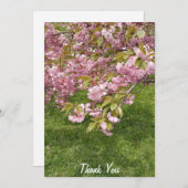 Buffalo Japanischer Garten rosa Kirschblossom Dankeskarte (Vorne/Hinten)