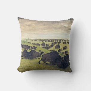 Buffalo-Kampf Kissen