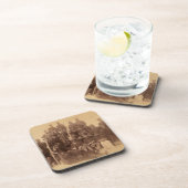 Buffalo Kämpfer der US-Schwarzkavalie Getränkeuntersetzer (Rechte Seite)