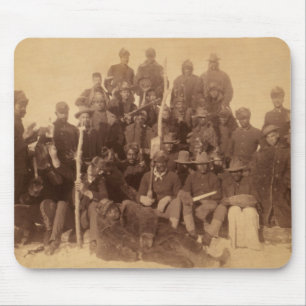 Buffalo Kämpfer der US-Schwarzkavalie Mousepad