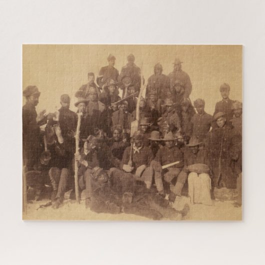 Buffalo Kämpfer der US-Schwarzkavalie Puzzle (Horizontal)