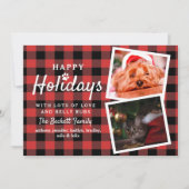 Buffalo Kariert 2 Foto Collage Weihnachten (Vorderseite)