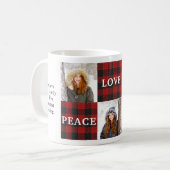 Buffalo Kariert 3 Foto und Meldung Kaffeetasse (Vorderseite Links)