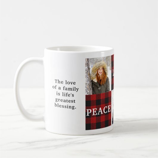 Buffalo Kariert 3 Foto und Meldung Kaffeetasse (Links)