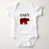 Buffalo Kariert Baby Bear T - Shirt (Vorderseite)