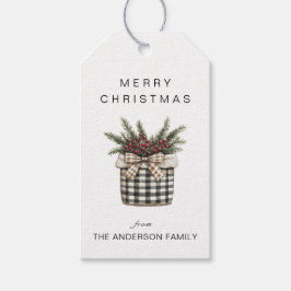 Buffalo Kariert Basket Geschenkanhänger