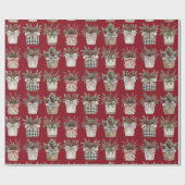 Buffalo Kariert Basket | Weihnachten im Bauernhof Geschenkpapier (Flach)