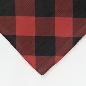 Buffalo Kariert Bear Kids Fleece Blankon (Ecke)