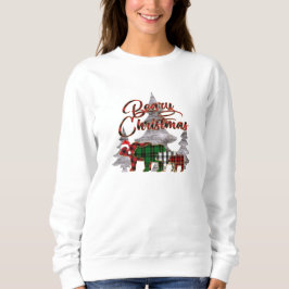 Buffalo Kariert Beary Christmas Sweatshirt