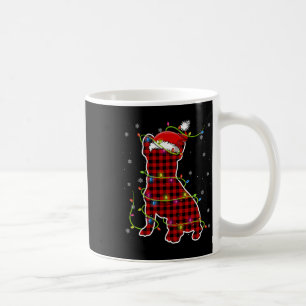 Buffalo Kariert Bulldog Santa Christmas Pajama Mat Kaffeetasse