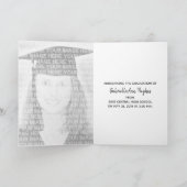 Buffalo Kariert Burlap Abschluss Foto Ankündigung (Innenseite)