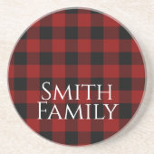 Buffalo Kariert Custom Getränkeuntersetzer (Vorne)