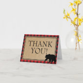 Buffalo Kariert Dankeschön Notes Karte (Gelbe Blume)