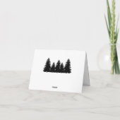 Buffalo Kariert Dankeschön Notes Karte (Rückseite)