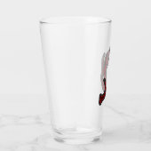 Buffalo Kariert Deer Antlers Scrapbook Motif Glas (Rechts)