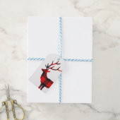 Buffalo Kariert Deer | Gift Tags Geschenkanhänger (Mit Garn)