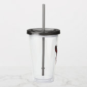 Buffalo Kariert Deer Scrapbook Motif Acryltrinkbecher (Rechts)