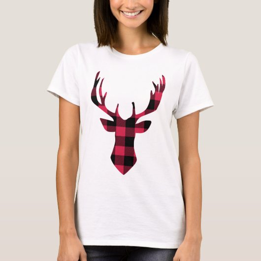 Buffalo Kariert Deer T-Shirt (Vorderseite)