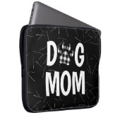 Buffalo Kariert DOG MAMA Pawprint Laptopschutzhülle (Vorne Rechts)