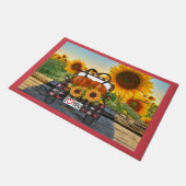 Buffalo Kariert Fall Fußmatte (Schrägansicht)