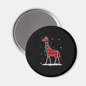 Buffalo Kariert Family Matching Giraffe Weihnachte Magnet (Vorderseite/Rückseite)