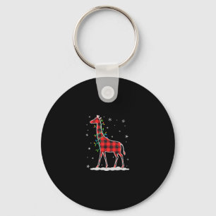 Buffalo Kariert Family Matching Giraffe Weihnachte Schlüsselanhänger