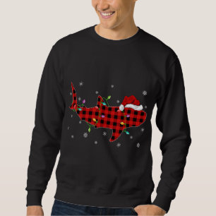 Buffalo Kariert Family Matching Whale Shark Christ Sweatshirt