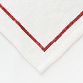 Buffalo Kariert Farm Animal Christmas Blanko Fleecedecke (Ecke)