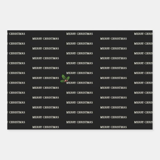 Buffalo Kariert Festivals Weihnachten Geschenkpapier Set (Vorderseite 3)