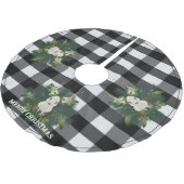 Buffalo Kariert Festivals Weihnachten Polyester Weihnachtsbaumdecke (Schrägansicht)