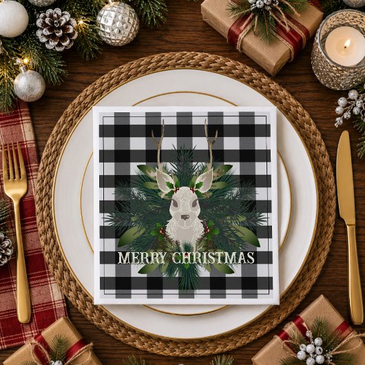 Buffalo Kariert Festivals Weihnachten Serviette
