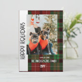 Buffalo kariert Flat Holiday Card Feiertagskarte (Stehend Vorderseite)