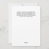 Buffalo Kariert Foto Collage Snowflake Weihnachten (Rückseite)