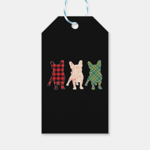 Buffalo Kariert French Bulldog Weihnachten Geschenkanhänger