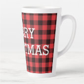 Buffalo Kariert Frohe Weihnachten Custom Milchtasse (Rechts)