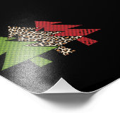 Buffalo Kariert frohe Weihnachtsbaumfamilie Matchi Fotodruck (Ecke)