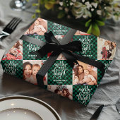 Buffalo Kariert fröhliches und helles Weihnachtsfe Geschenkpapier