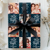 Buffalo Kariert fröhliches und helles Weihnachtsfe Geschenkpapier