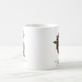 Buffalo Kariert G Monogram Weihnachtskaffee Tasse (Mittel)