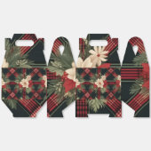 Buffalo Kariert Gable Geschenkboxen mit Handle Geschenkschachtel (Ungeklappt)