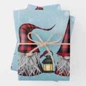 Buffalo Kariert Gnomes Geschenkpapier Set (Beispiel)
