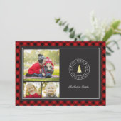 Buffalo Kariert & Goldbaum Weihnachten 3 Foto (Stehend Vorderseite)