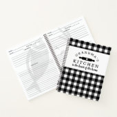 Buffalo Kariert Grandma's Kitchen Rezept Buch (Innenseite)