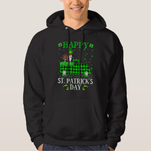 Buffalo Kariert Green Truck Bull Terrier Dog St Pa Hoodie