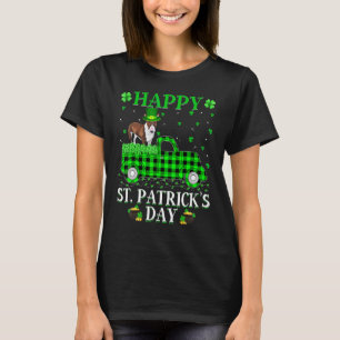 Buffalo Kariert Green Truck Bull Terrier Dog St Pa T-Shirt