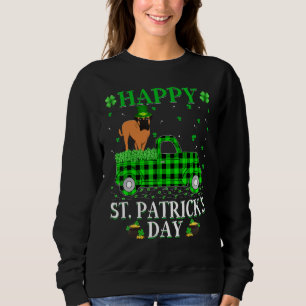 Buffalo Kariert Green Truck Bullmastiff Dog St Pat Sweatshirt