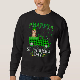Buffalo Kariert Green Truck Cairn Terrier Dog St P Sweatshirt