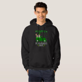 Buffalo Kariert Green Truck Shih Tzu Dog St Patric Hoodie (Vorne ganz)