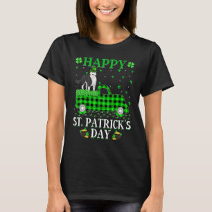 Buffalo Kariert Green Truck Siberischer Husky Dog  T-Shirt