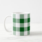 Buffalo Kariert Green White Karo Kaffeetasse (Links)